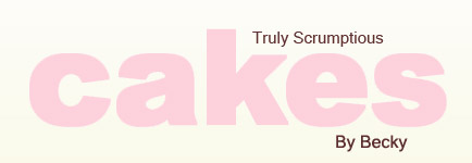 Logo of Truly Scrumptious Cakes, by Becky.