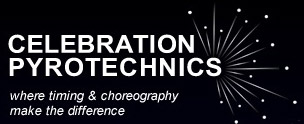 Logo for Celebration Pyrotechnics.