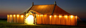 Photo of a wedding venue Beetham food have catered at; Newdowns Farm.